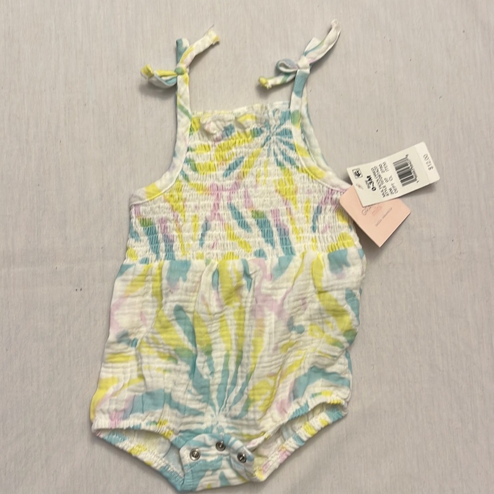 NWT Baby Girl Cat & Jack, Carter's 0 3 6 Month Summer Clothes ruffles - Picture 6 of 8